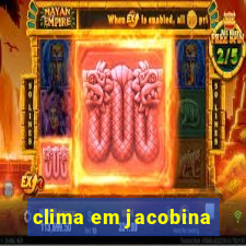 clima em jacobina